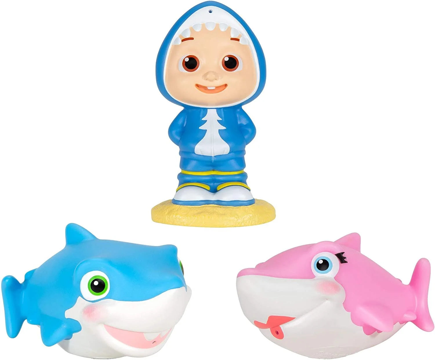 Bath Squirters JJ and Shark Toys - Set of 3