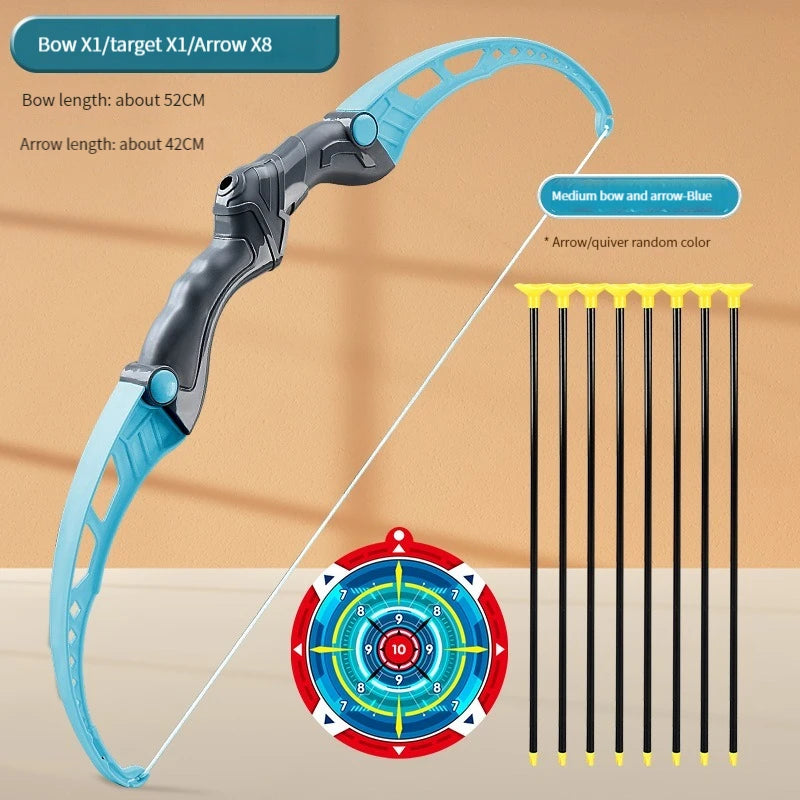 Bow and Arrow Toy Set for Children - Archery Practice Recurve Toy with Target