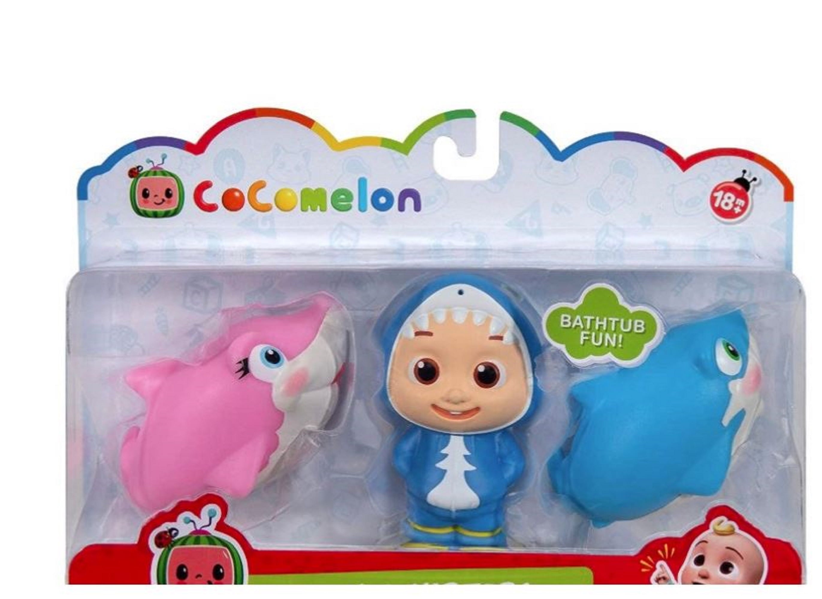 Bath Squirters JJ and Shark Toys - Set of 3
