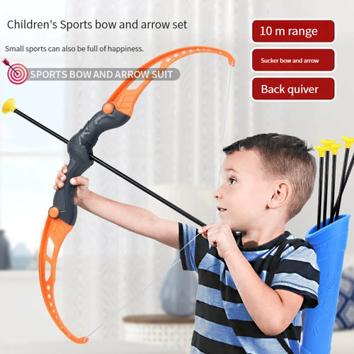 Bow and Arrow Toy Set for Children - Archery Practice Recurve Toy with Target